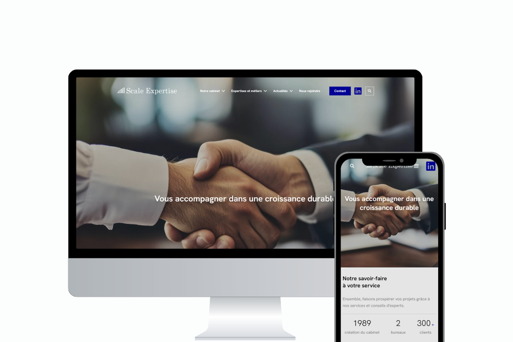Nouveau site internet Scale Expertise
